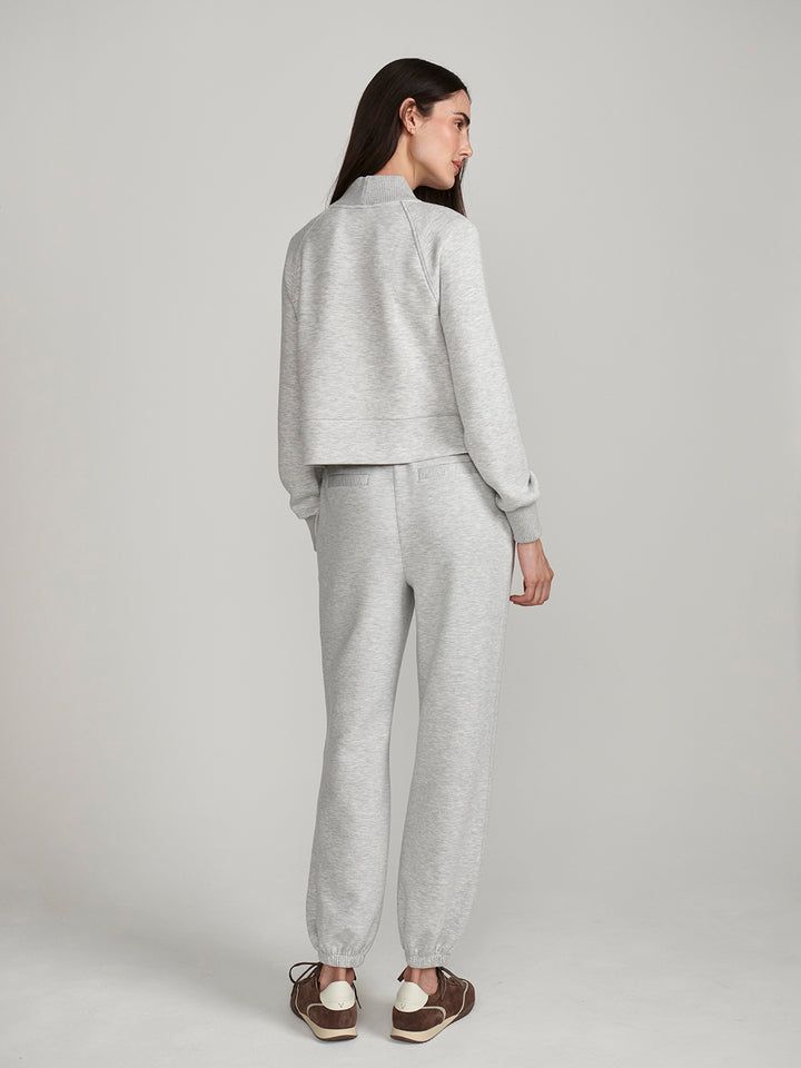 The Classic Cuff Pant 28.5 (Light Grey Marl)