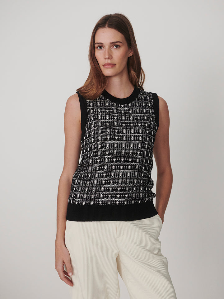 Safia Knit Tank (Black)
