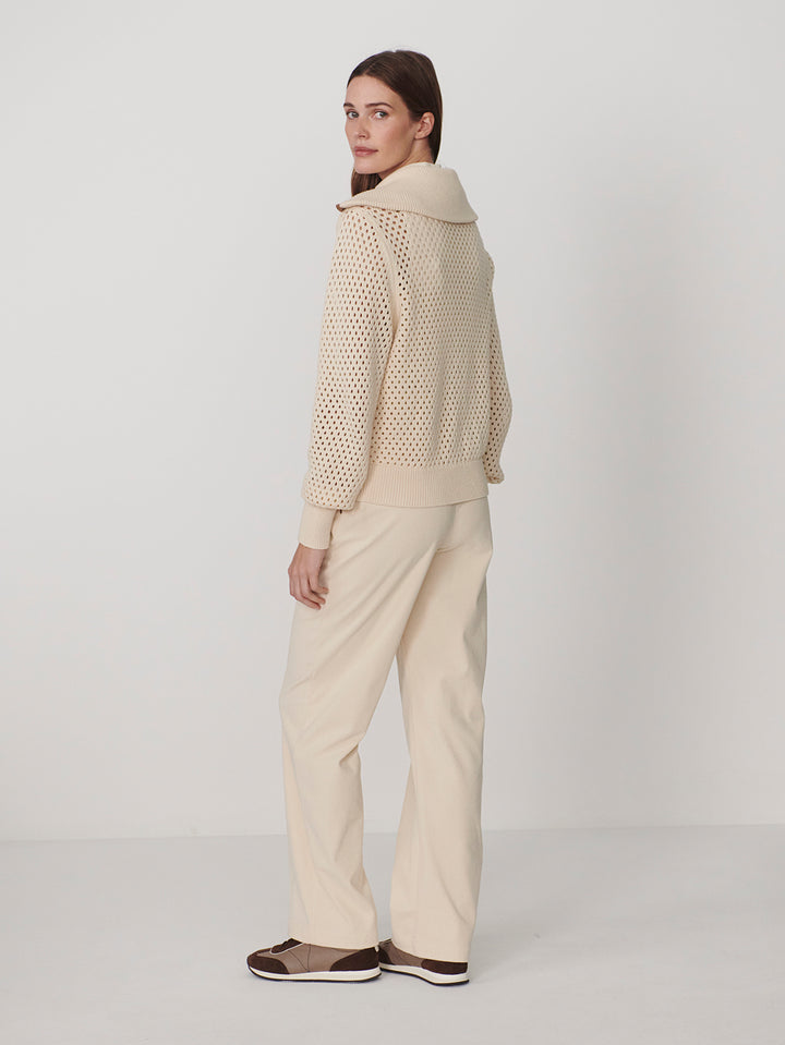Paula Zip Through Knit Jacket (Birch)