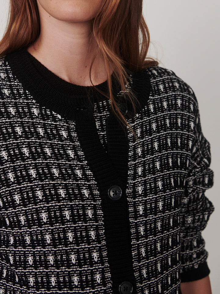 Sarina Knit Cardigan (Black)