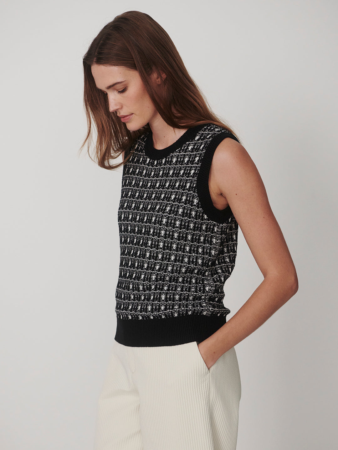 Safia Knit Tank (Black)