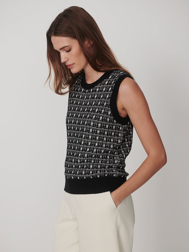 Safia Knit Tank (Black)