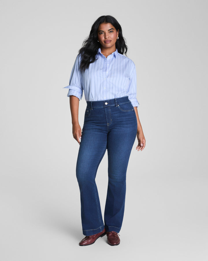 SPANXshape® EveryWear Pull-On Flare Jeans (Poseidon)