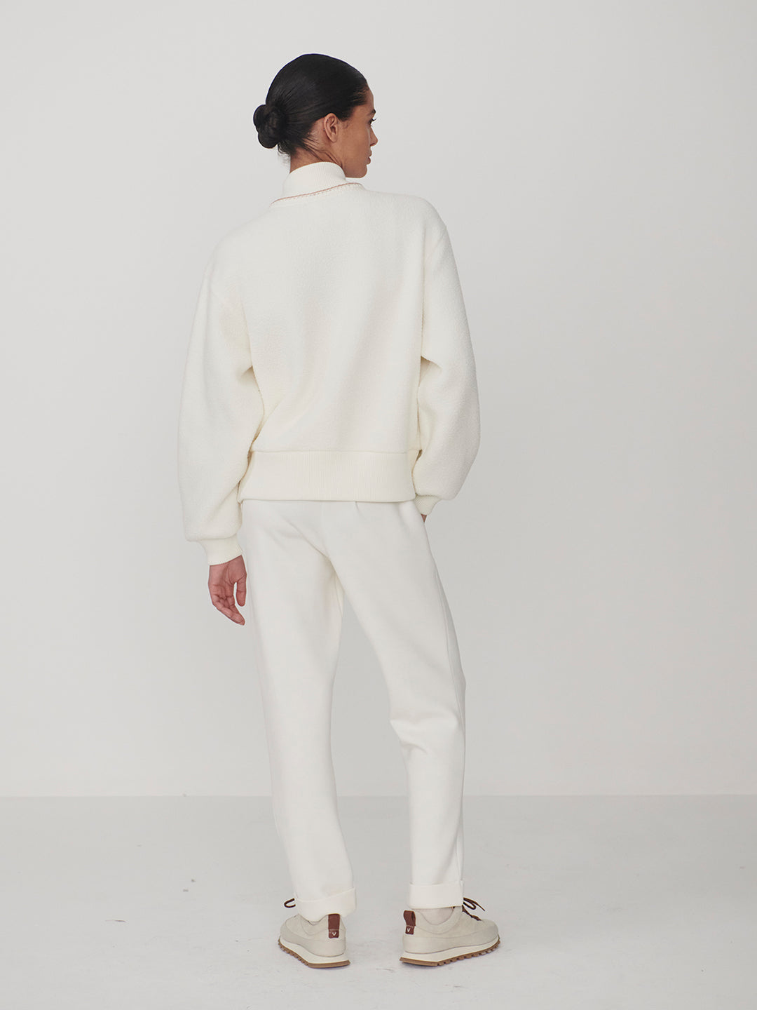 Klaudia Fleece Jacket (Egret)