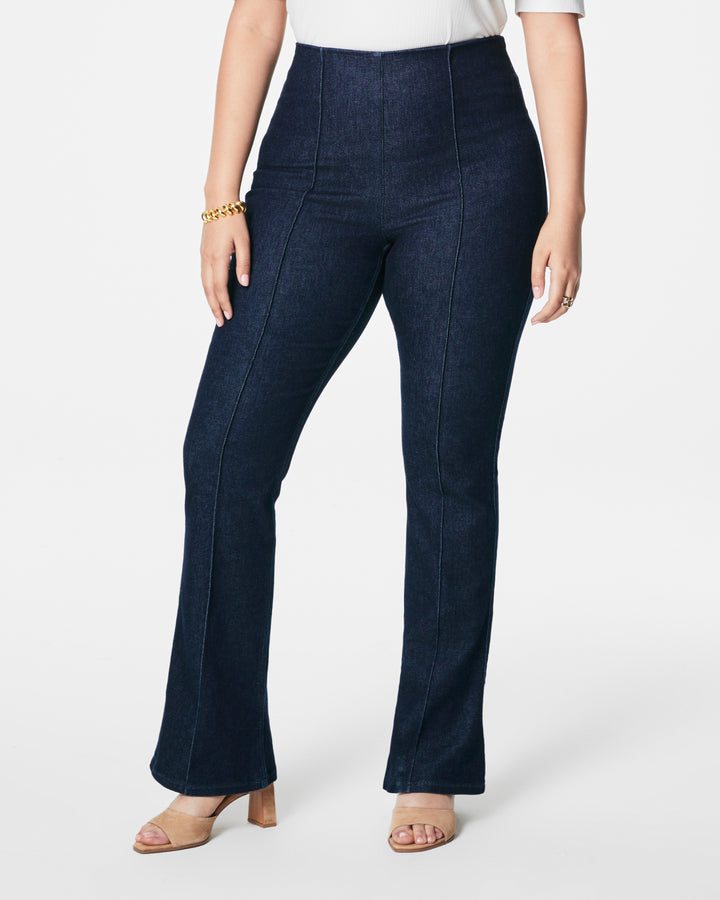Spanxshape™ Everywear Zero Waistband Micro Flare Jeans (Raw Indigo Wash)