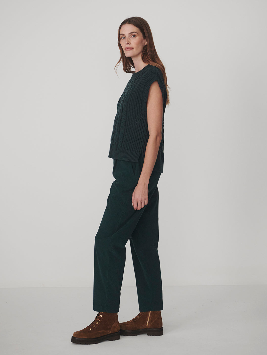 Pixie Relaxed Knit Tank (Ponderosa Pine)