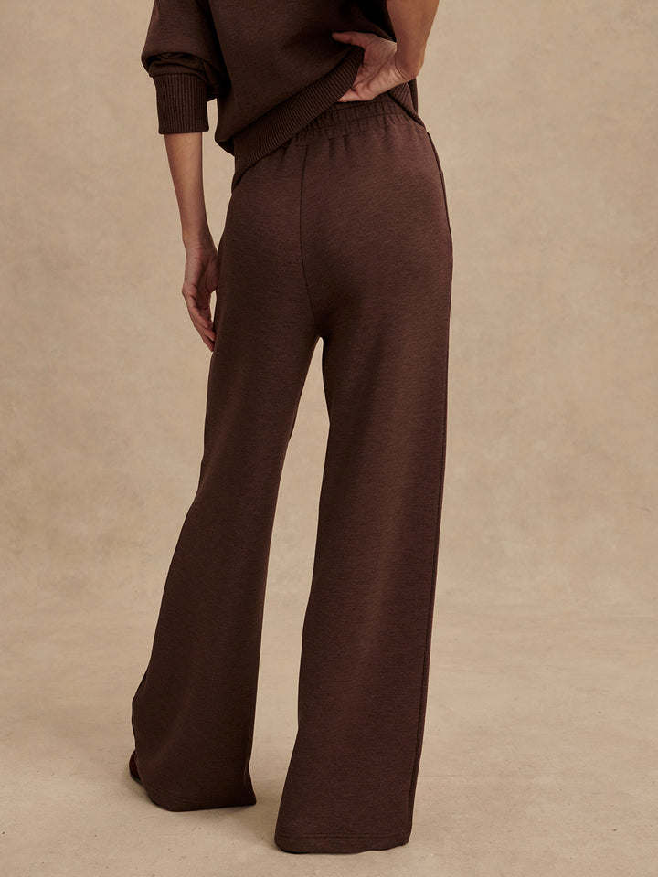 The Wide Leg Pant 28 (Coffee Bean Marl)