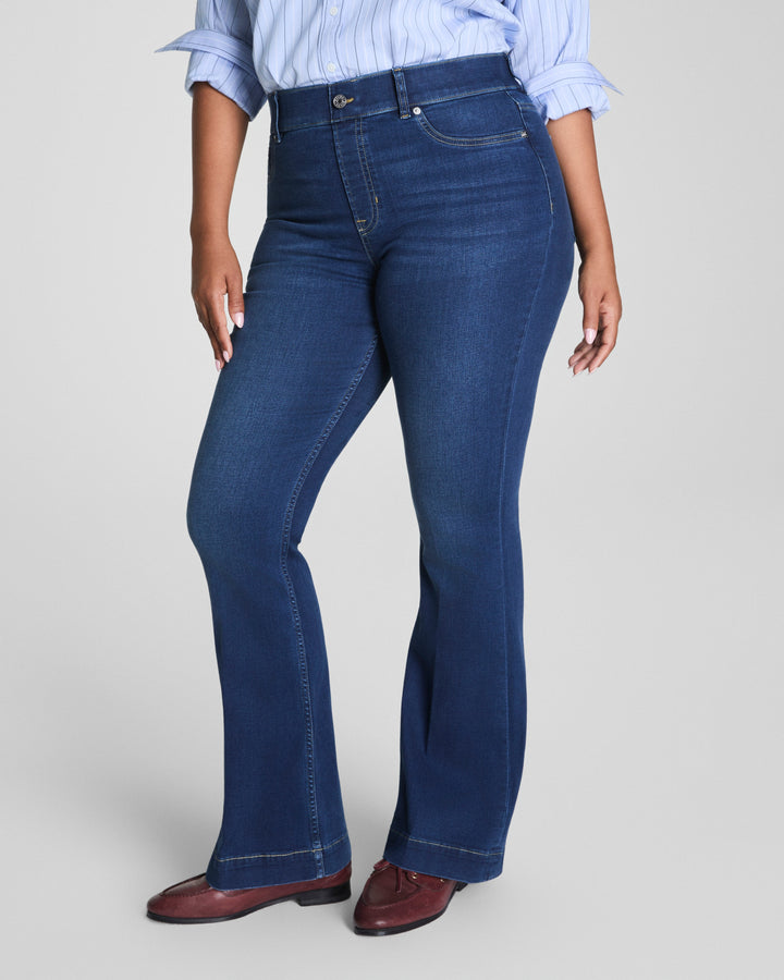 SPANXshape® EveryWear Pull-On Flare Jeans (Poseidon)