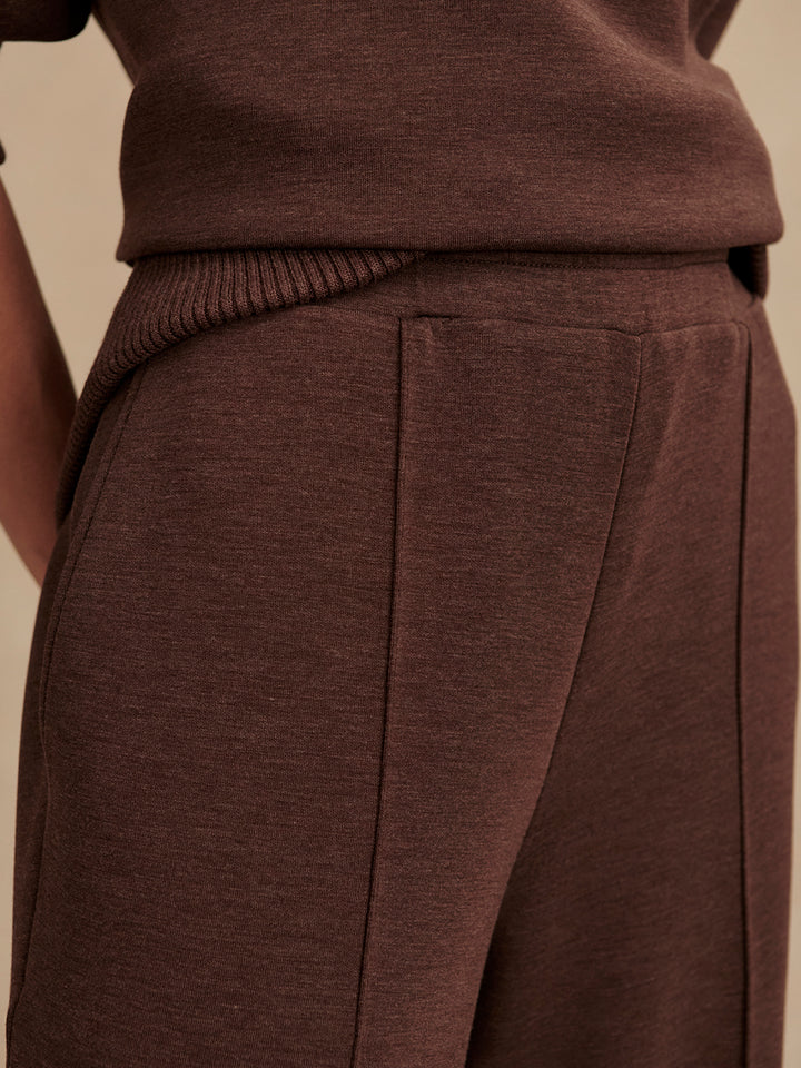 The Wide Leg Pant 28 (Coffee Bean Marl)