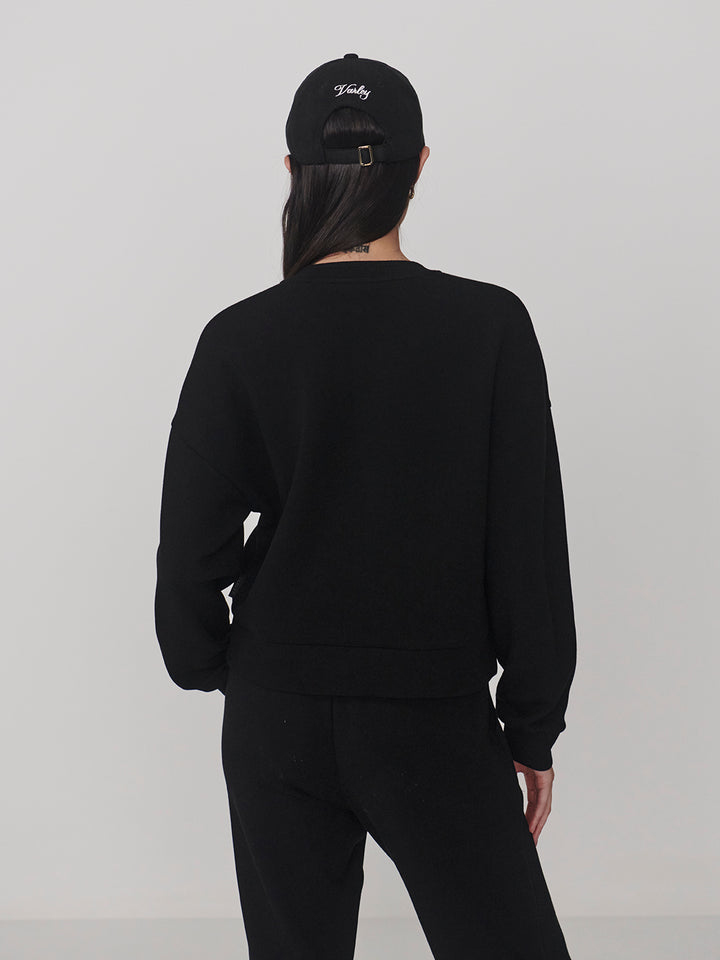 Kiara Crop Sweat (Black)
