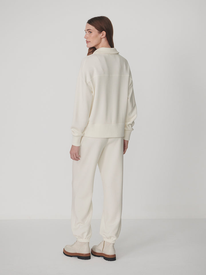 Bronya Button Placket Sweat (Pristine)