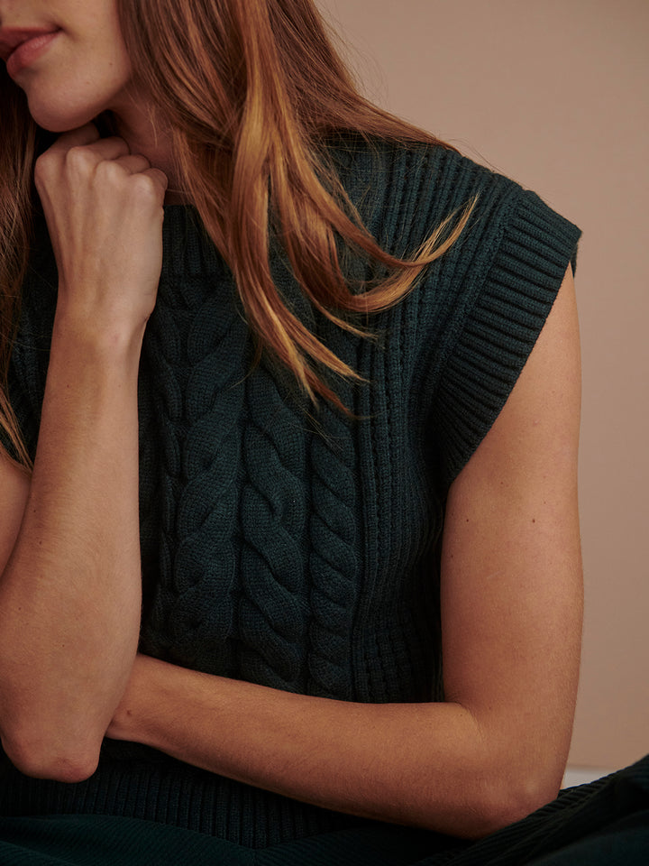 Pixie Relaxed Knit Tank (Ponderosa Pine)