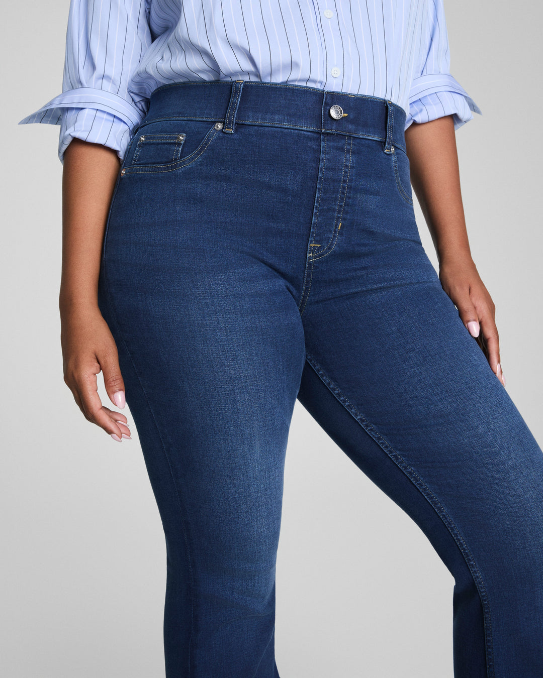 SPANXshape® EveryWear Pull-On Flare Jeans (Poseidon)