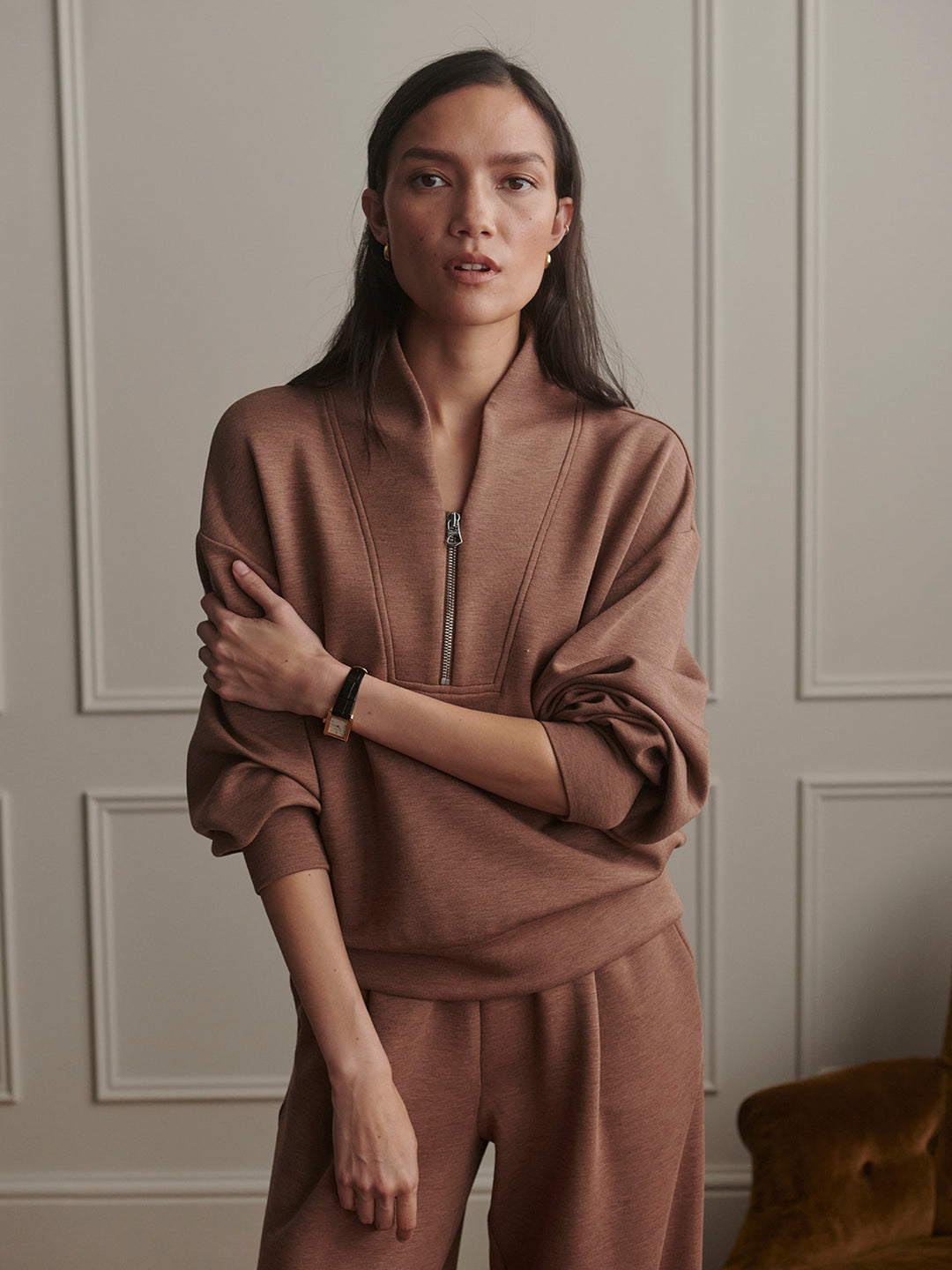 Davidson Sweat (Golden Bronze Marl)