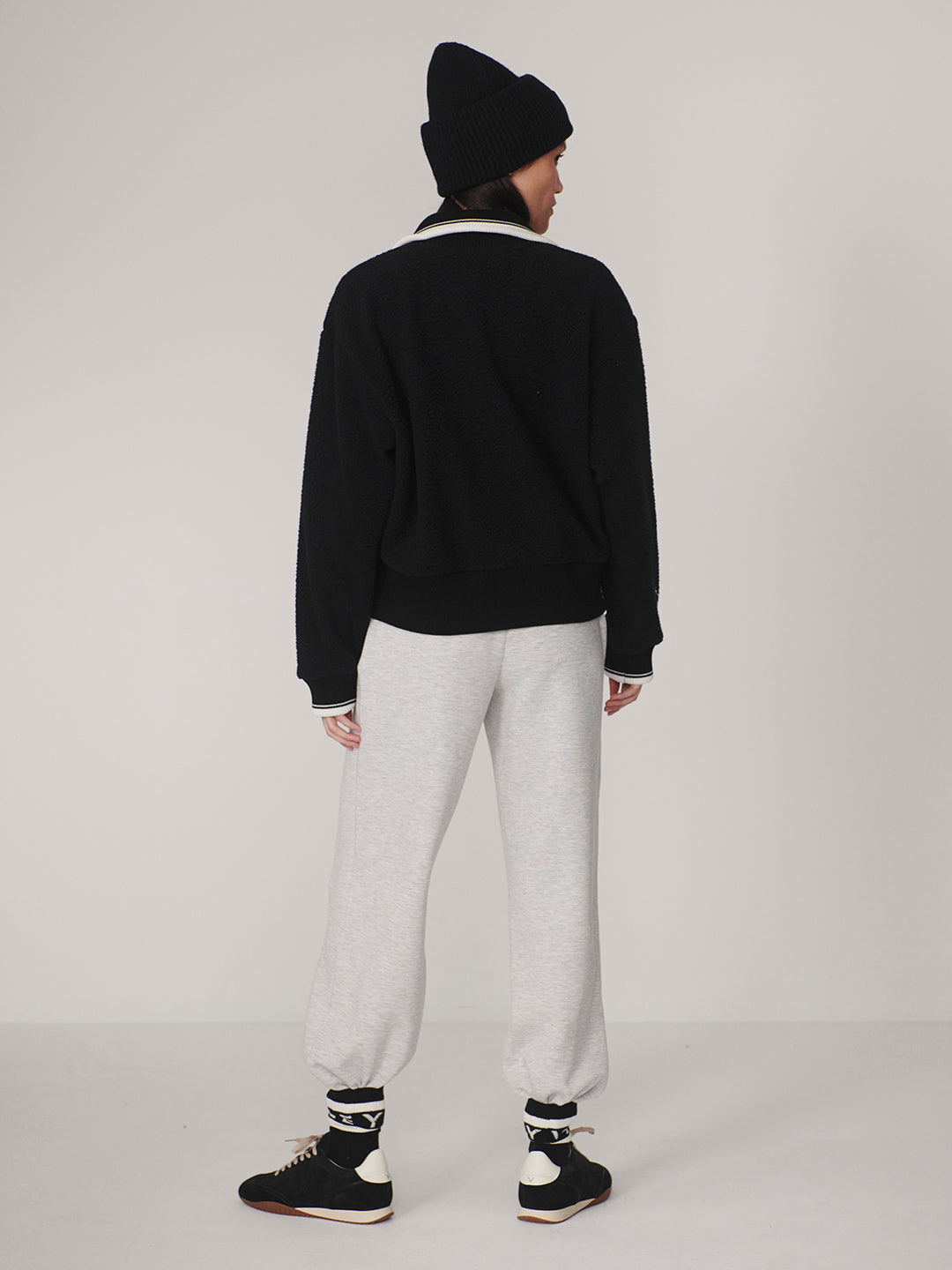 Anika Half Zip Fleece (Black)