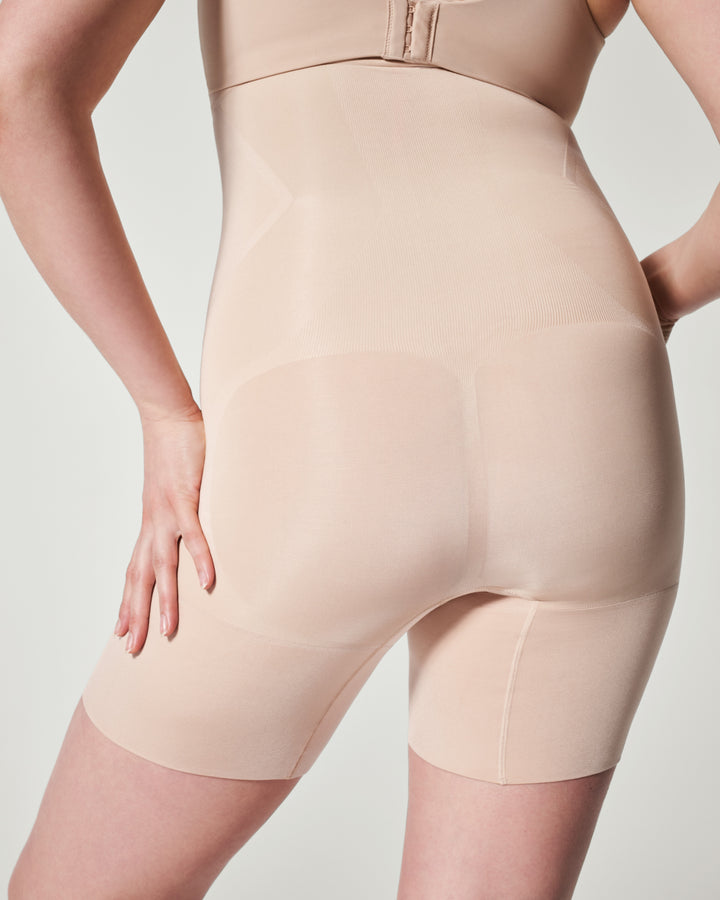 Oncore High-Waisted Mid-Thigh Short (Soft Nude)