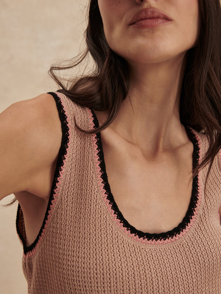 Higson Knit Tank (Light Taupe)