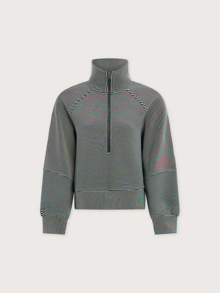 Milano Half Zip Sweat 2.0 (Ponderosa Pine / Pristine)