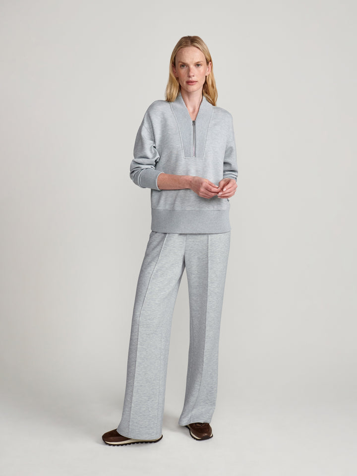 The Wide Leg Pant 28 (Blue Green Marl)