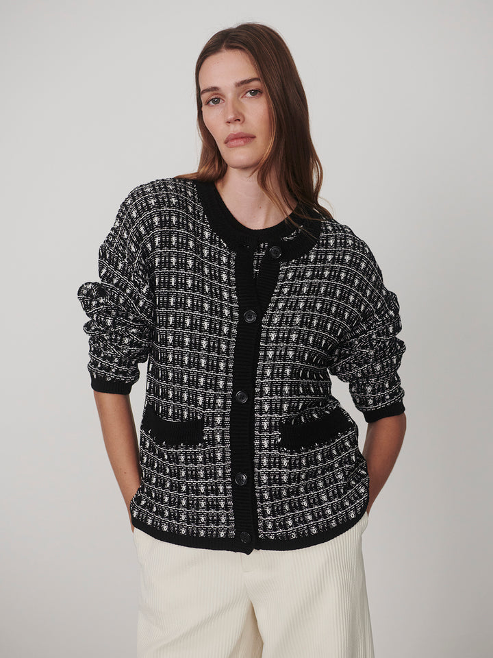 Sarina Knit Cardigan (Black)