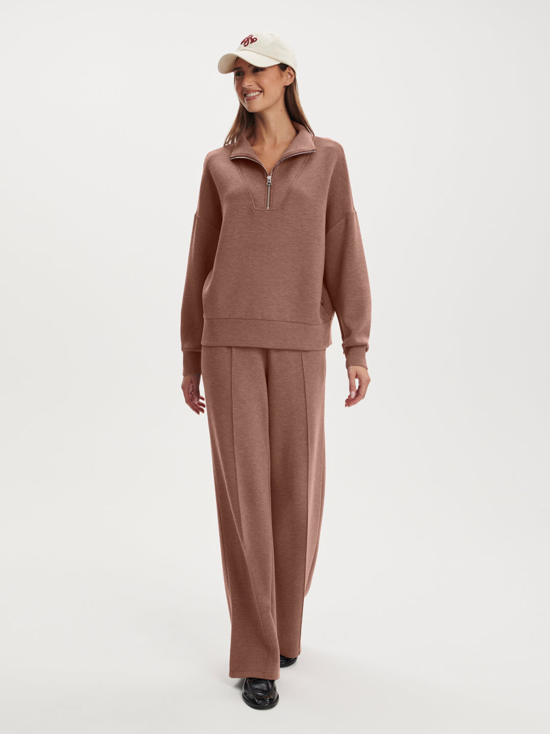 The Wide Leg Pant 28 (Golden Bronze Marl)