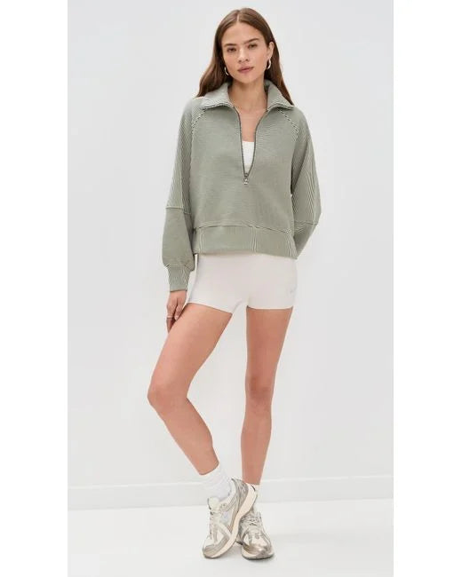 Milano Half Zip Sweat 2.0 (Ponderosa Pine / Pristine)