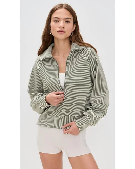 Milano Half Zip Sweat 2.0 (Ponderosa Pine / Pristine)