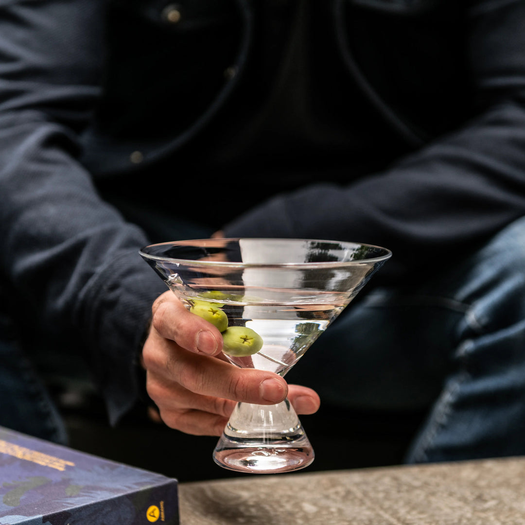 Westport Stemless Martini in Gift Box - Set of 2