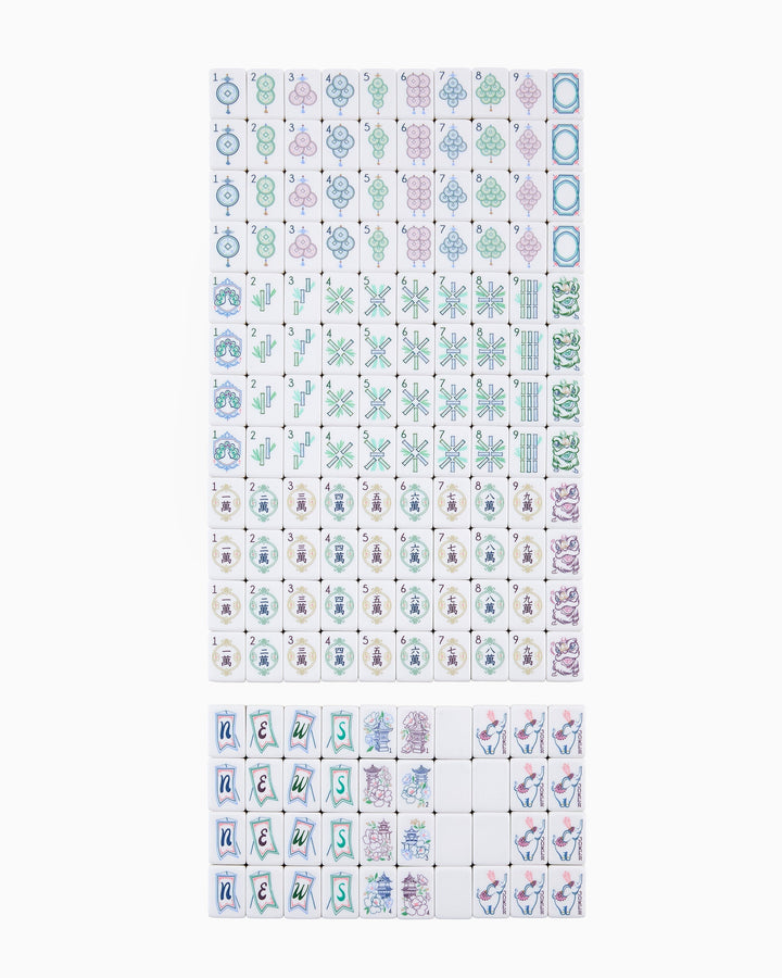 Willow Mahjong Tiles