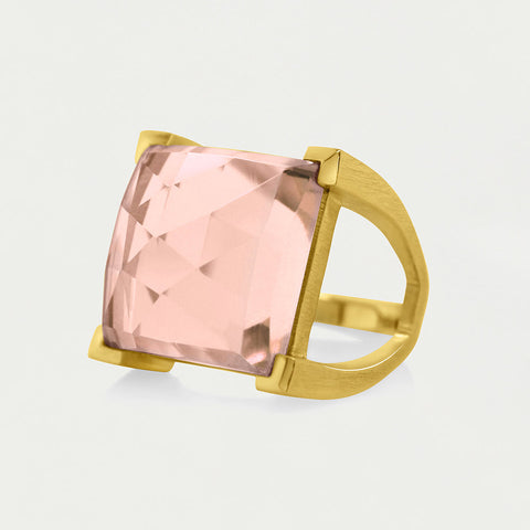 Plaza Ring - Gold / Morganite