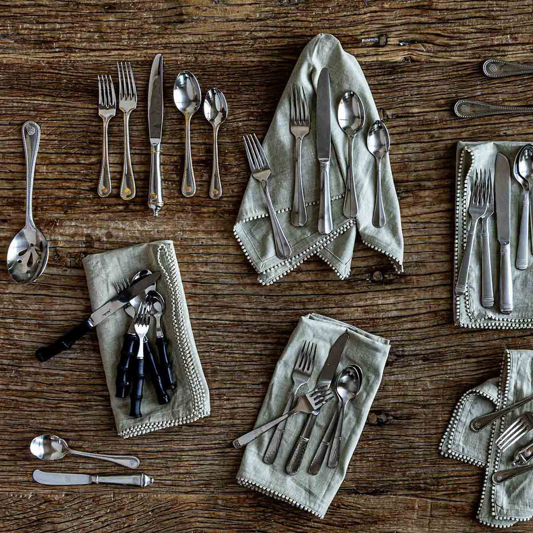 Berry &amp; Thread 20pc Place Setting - Polished with Gold