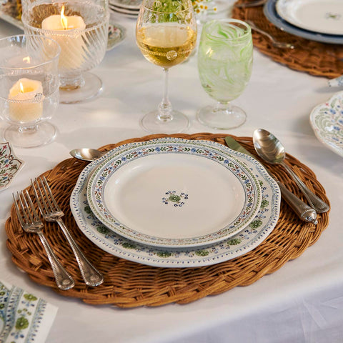 Villa Seville Dinner Plate - Chambray