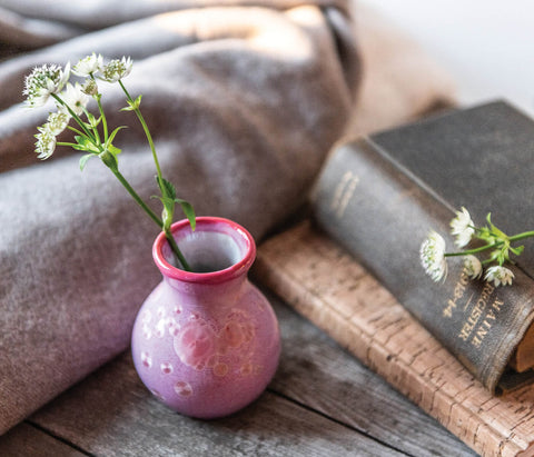 Curio Crystalline Bud Vase