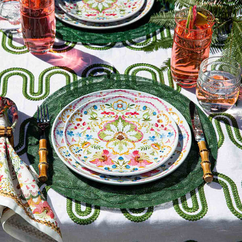 Sofia Melamine Dessert/Salad Plate - Multi