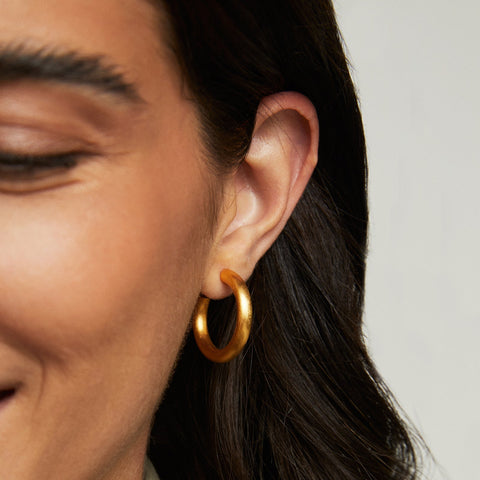 Small Dune Hoops - Gold