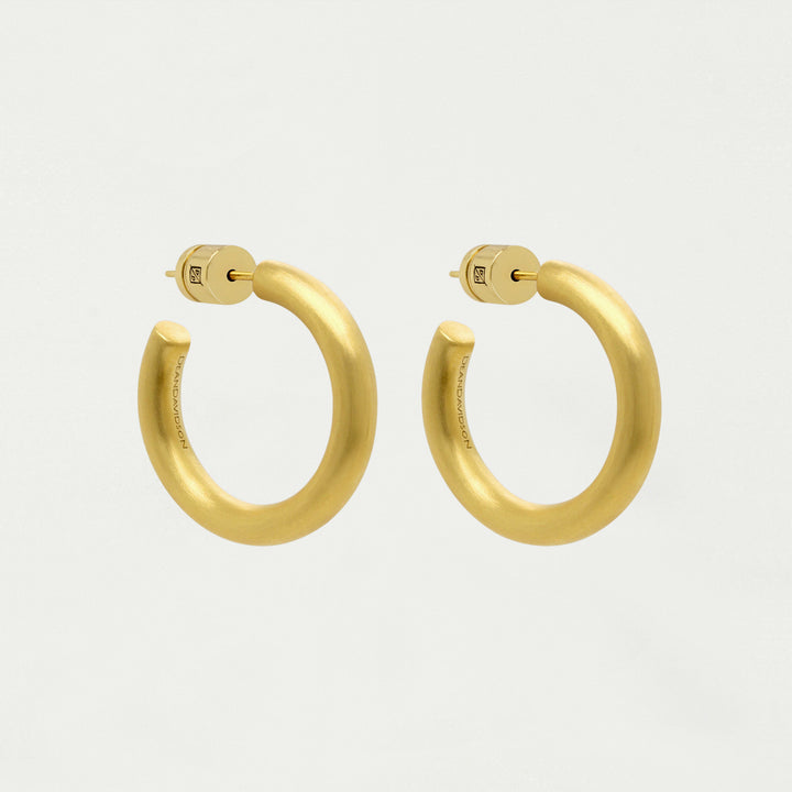 Small Dune Hoops - Gold