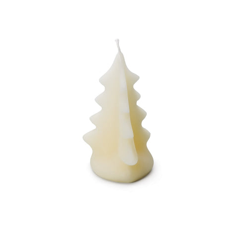 Beeswax Tree Candle — Ivory