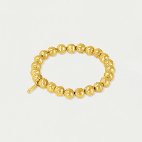 Signature Beaded Bracelet - Gold