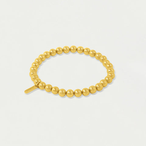 Signature Midi Beaded Bracelet - Gold