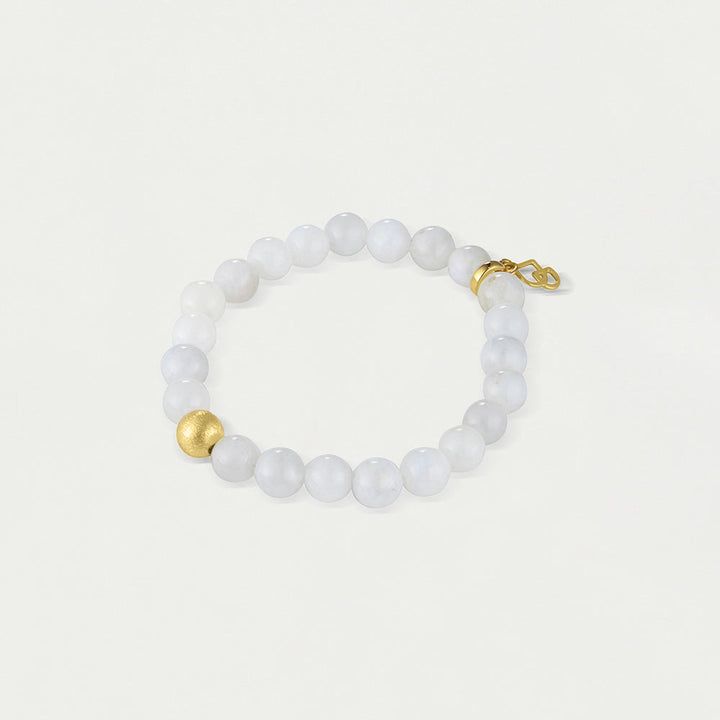 Ethos Bracelet - Gold / Rainbow Moonsone