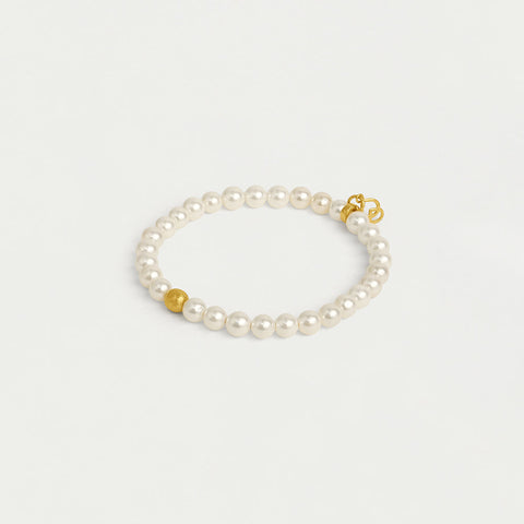 Ethos Midi Bracelet - Gold / Pearl