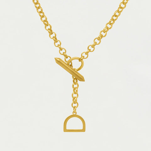 Signature Small Statement Chain - Gold