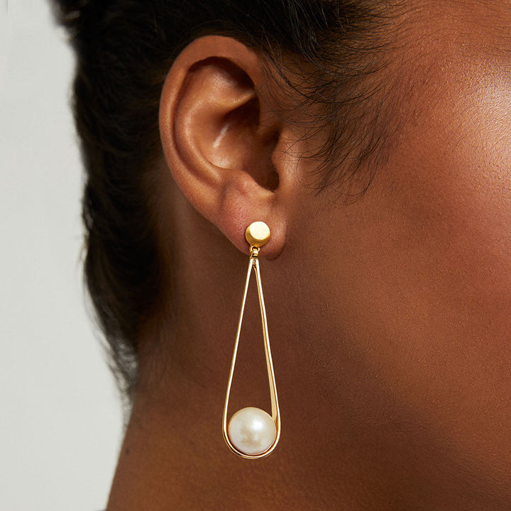 Ipanema Earrings - Gold / Pearl