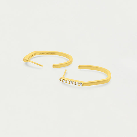 Small Spire Hoops - Gold