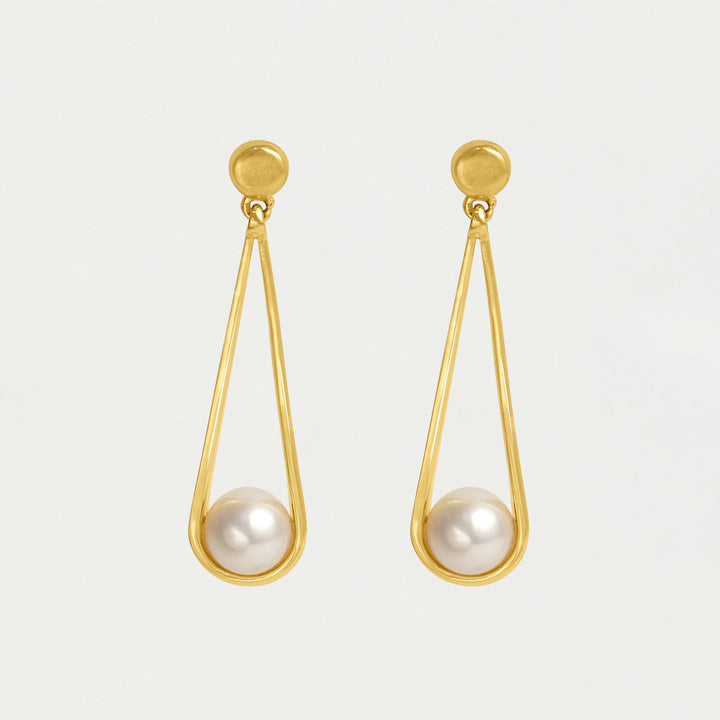 Mini Ipanema Earrings - Gold / Pearl