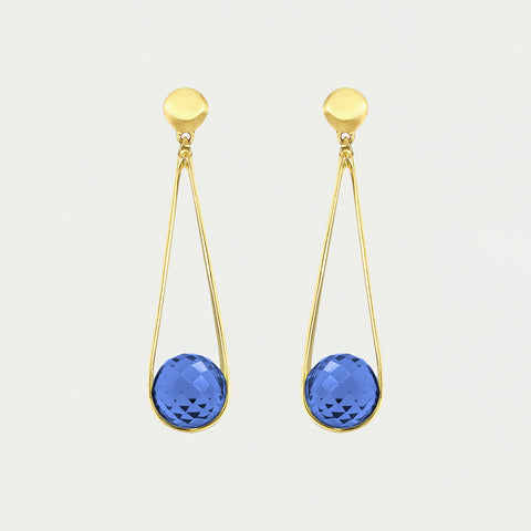 Mini Ipanema Earrings - Midnight Blue
