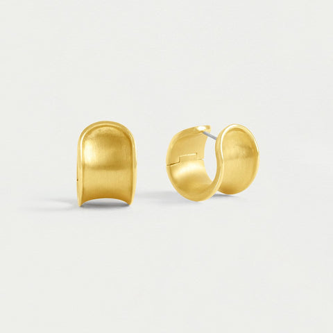 Sol Huggie Hoops - Gold