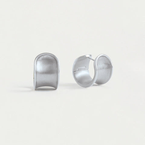 Sol Huggie Hoops - Silver