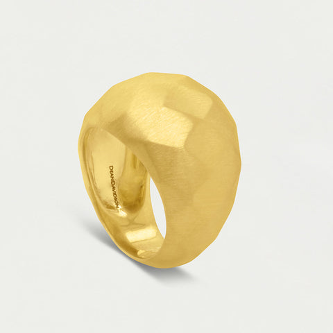 Manhattan Statement Ring - Gold