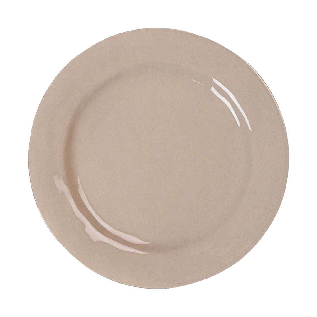Puro Dinner Plate - Taupe